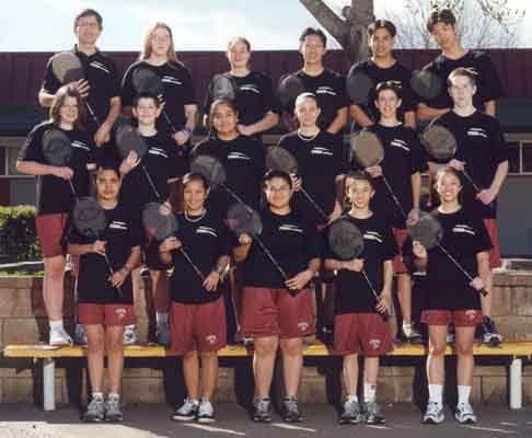 Piner 2002 Badminton Team