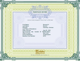 Bernard passenger record