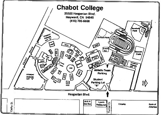 Chabot College Map
