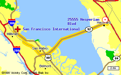 Coming from San Francisco Airport